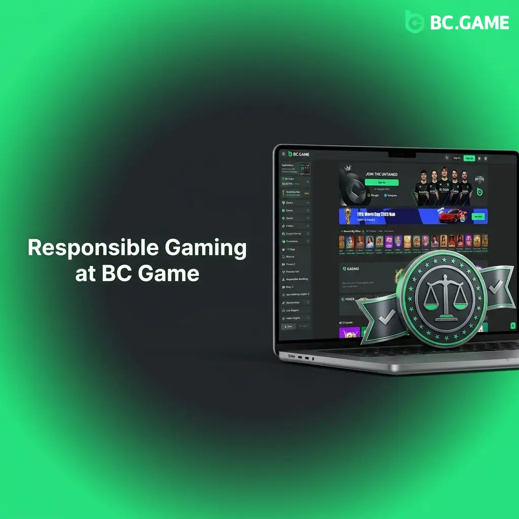 BC Game responsible gaming tools including deposit limits, self-exclusion, and session controls for safe play in India