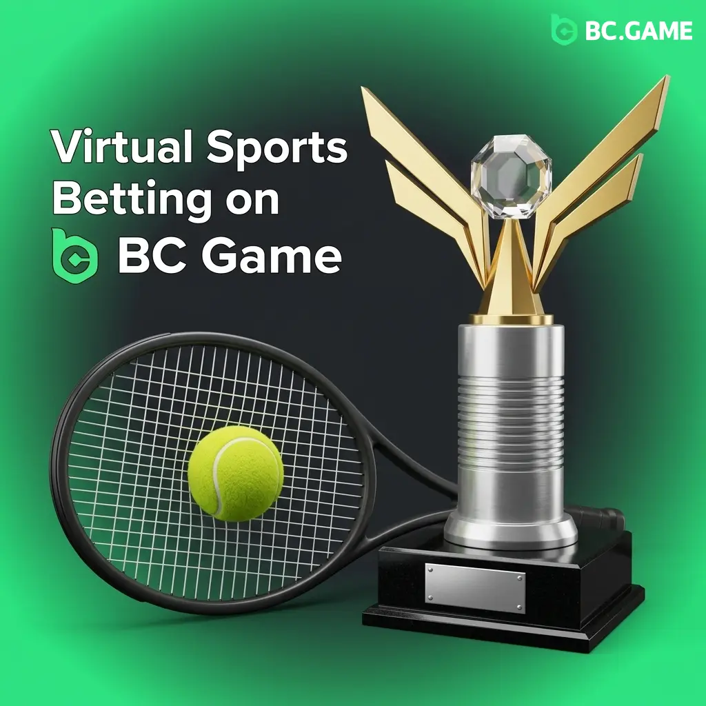 Virtual sports betting options on BC Game including football, horse racing, basketball, and tennis with RNG outcomes
